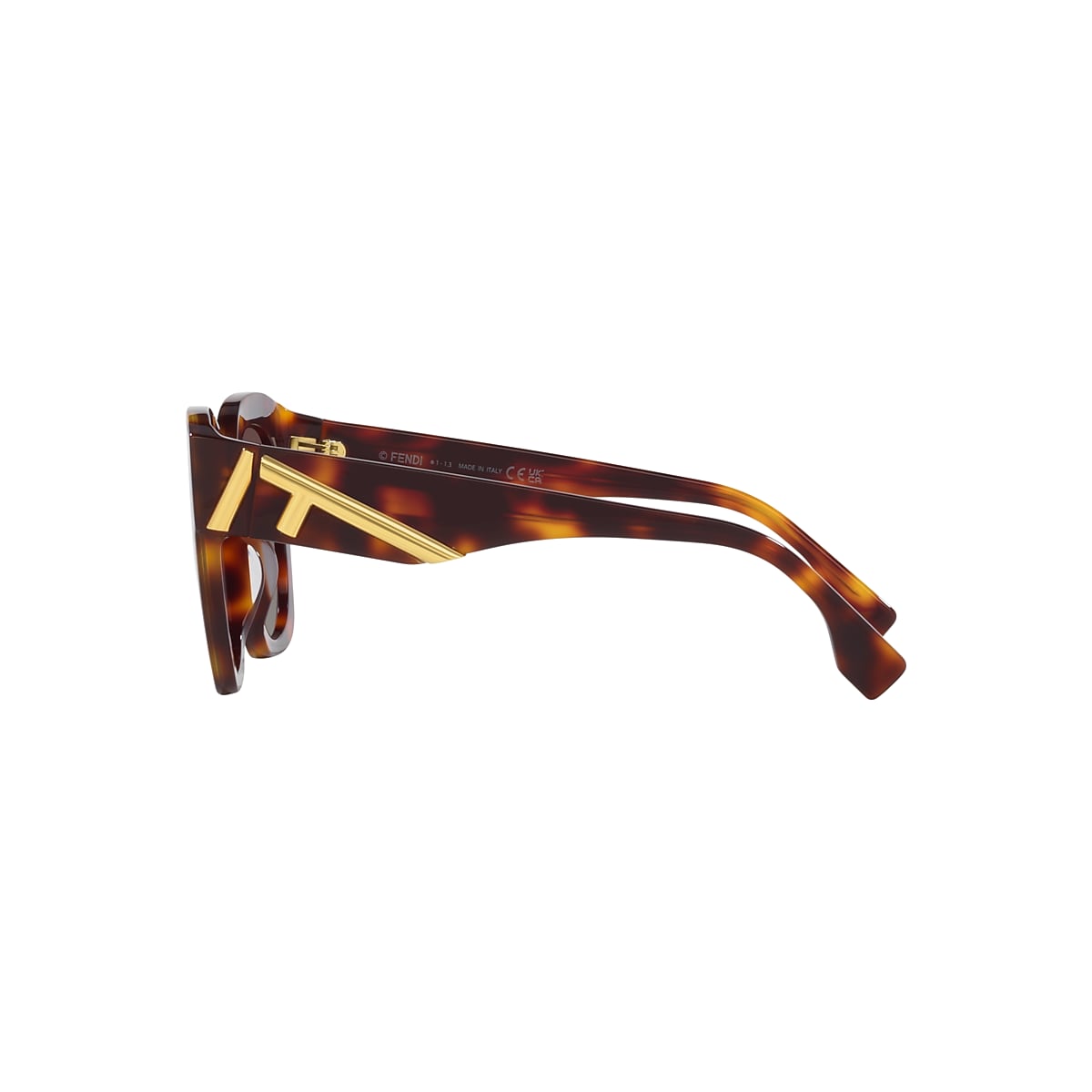 Fendi FE40098I 63 Grey & Tortoise Sunglasses | Sunglass Hut USA