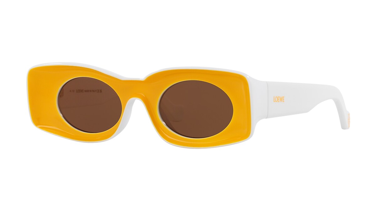 LOEWE Paulaibiza Yellow - Unisex Sunglasses, Brown Lens