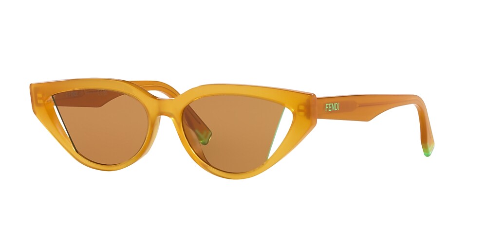 Fendi discount yellow sunglasses