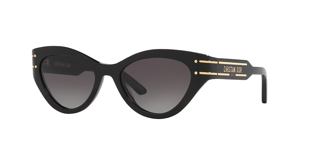 DIOR DiorSignature B7I 52 Grey & Gold Sunglasses | Sunglass Hut USA