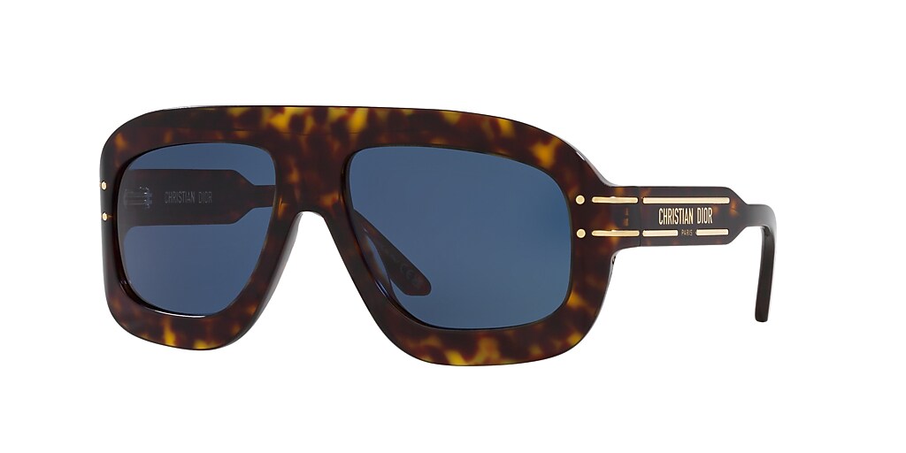 DIOR DiorSignaturem1U 58 Blue & Tortoise Sunglasses | Sunglass Hut USA