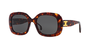 Celine CL40092I 60 Grey & Black Shiny Sunglasses | Sunglass Hut USA