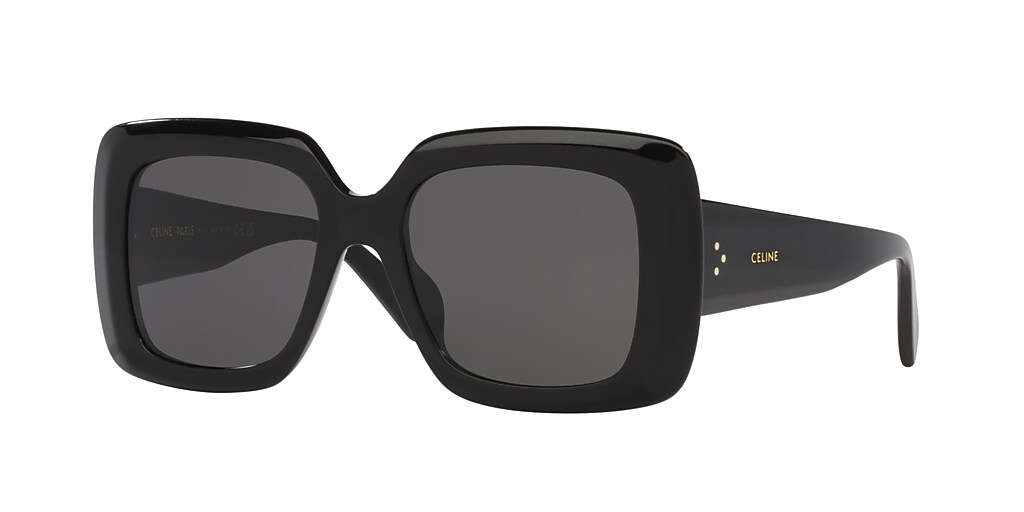 Celine Bold 3 Dots CL40263I 54 Grey & Black Sunglasses | Sunglass Hut ...