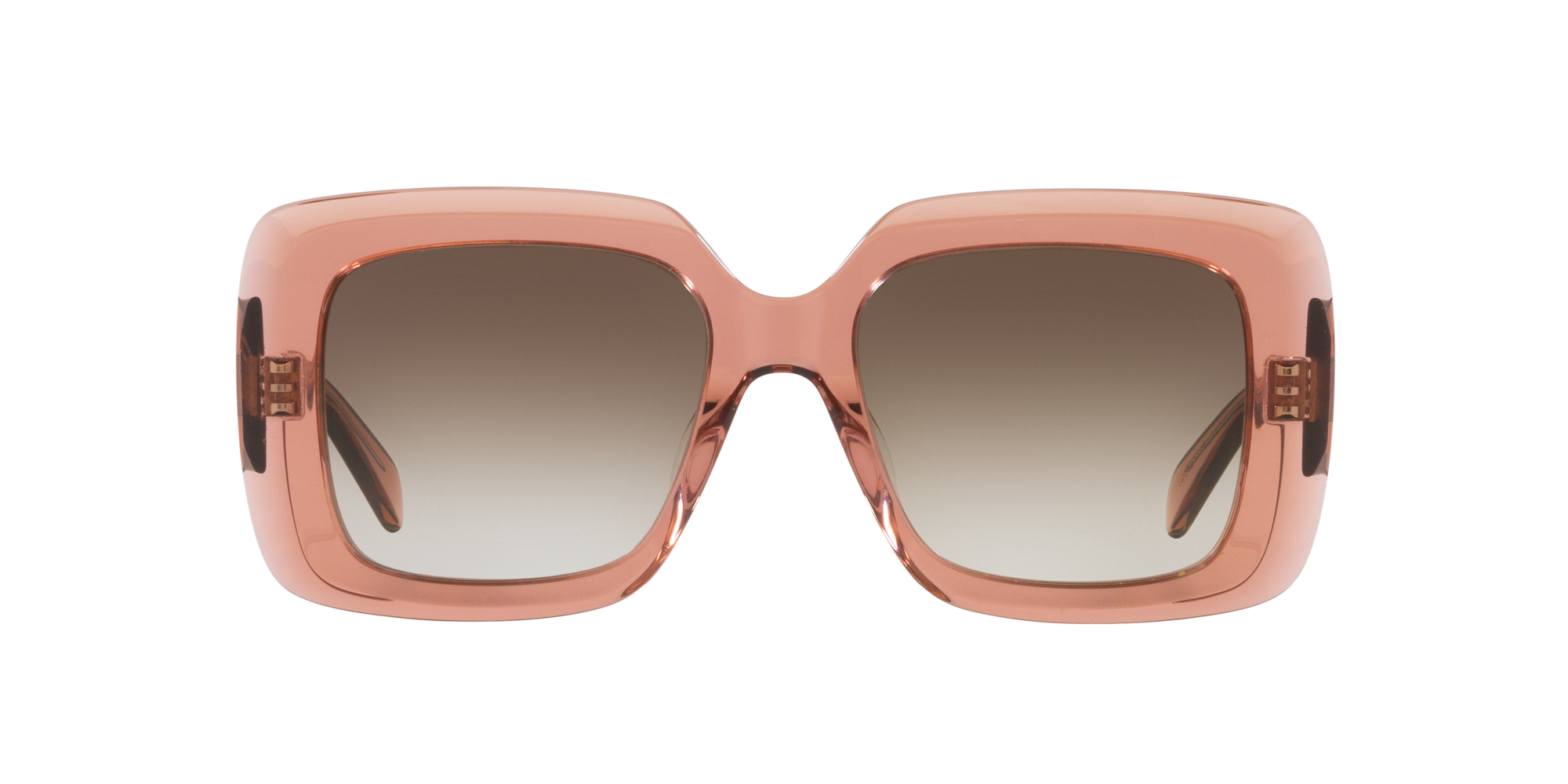 Shop Celine Woman Sunglass Bold 3 Dots Cl40263i In Brown
