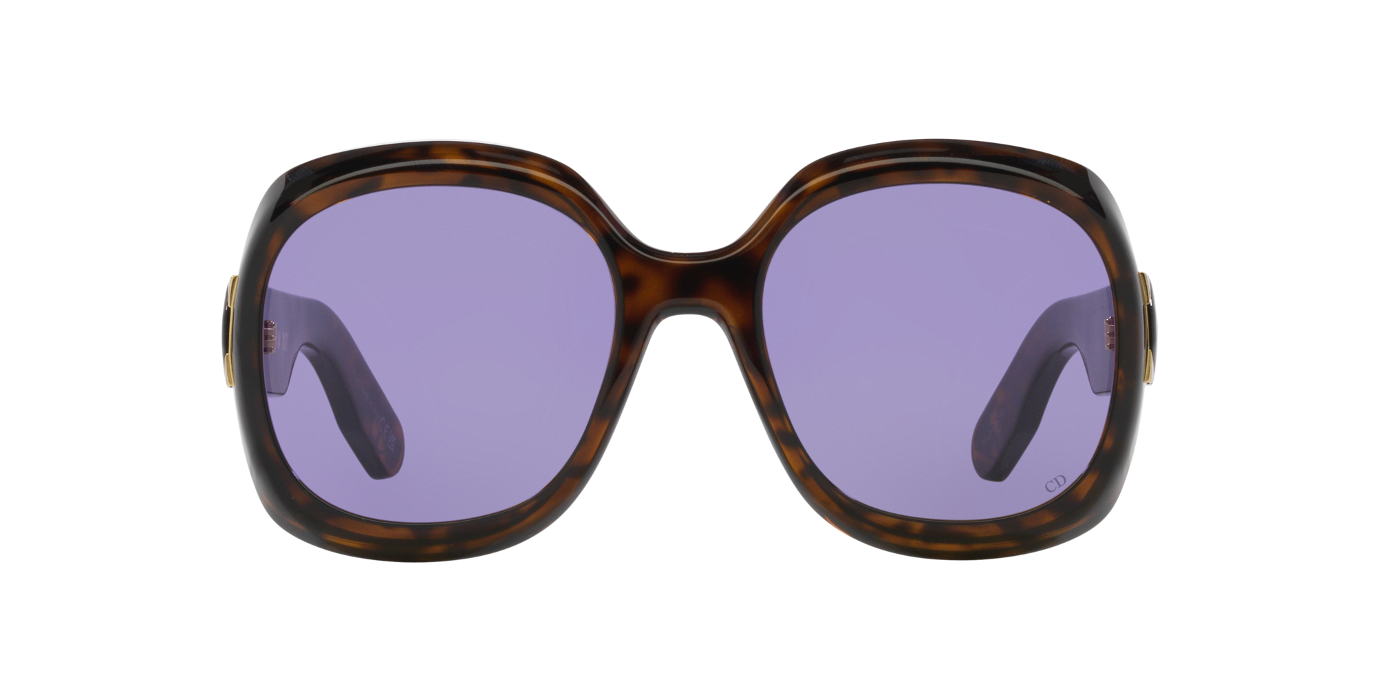 Aspasia - Square Frosted Purple Transpartent Sunglasses for Women - EFE