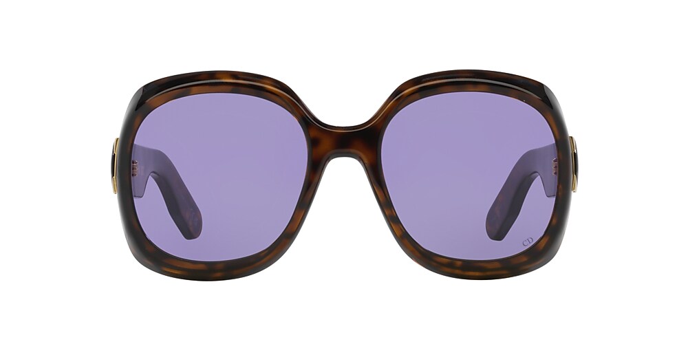 DIOR Lady 9522 R2I 58 Purple & Tortoise Sunglasses | Sunglass Hut 