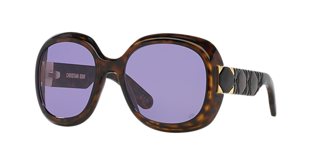 DIOR Lady 9522 R2I 58 Purple & Tortoise Sunglasses | Sunglass 