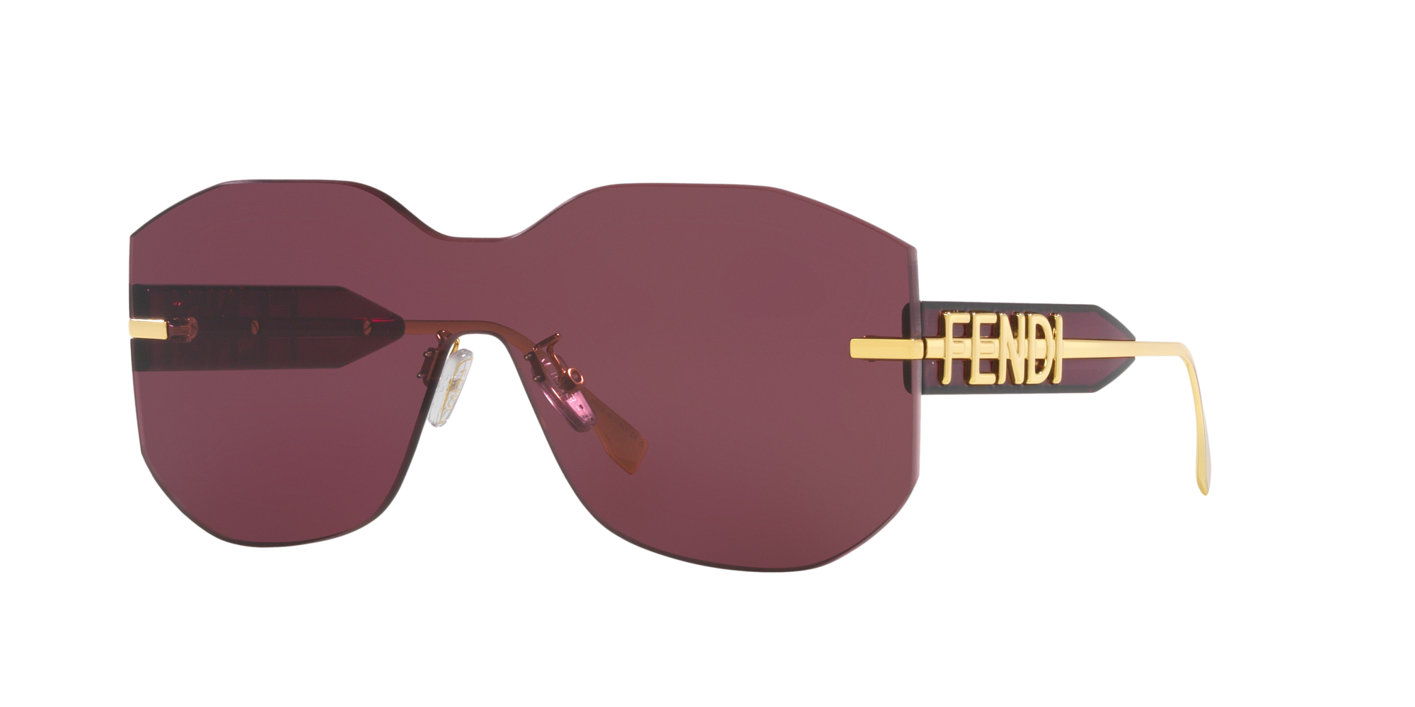 Fendi FE40078I 51 Green & Tortoise Yellow Sunglasses | Sunglass Hut USA
