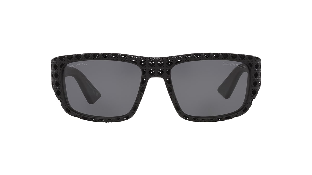 DIOR Dior3D S1I Dm40127I Black Matte - Man Luxury Sunglasses, Grey Lens