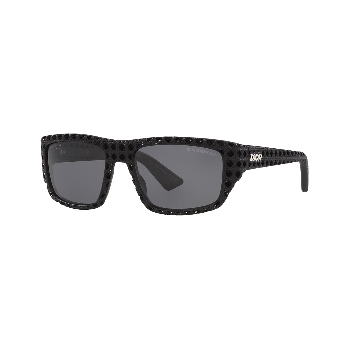 DIOR Dior3D S1I Dm40127I Black Matte - Man Luxury Sunglasses, Grey Lens