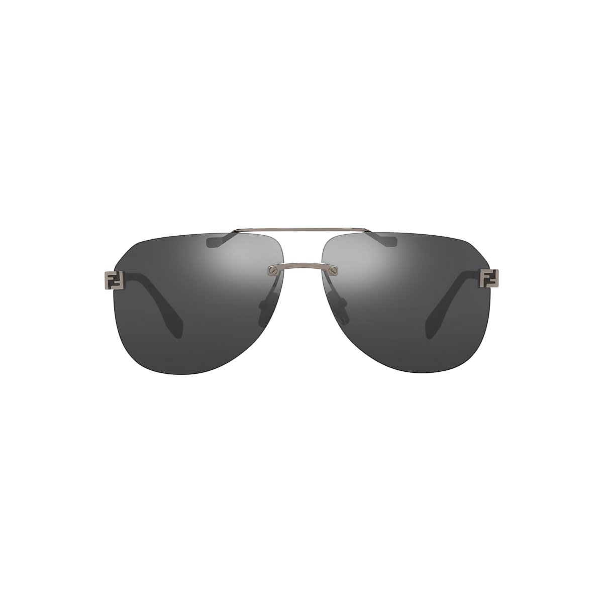 FENDI スクエアフレムサンクラス FE40157I 52E Fendi Flat-Top Logo Acetate Square Sunglasses - Bergdorf Goodman
