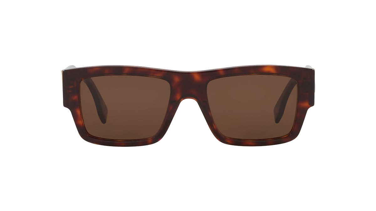 FENDI Signature Fe40118I Tortoise Red - Man Sunglasses, Brown Lens