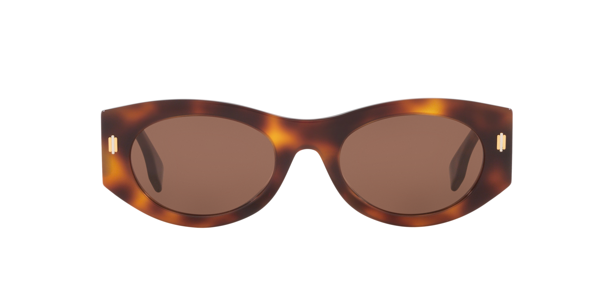 Shop Fendi Woman Sunglass  Roma Fe40125i In Brown