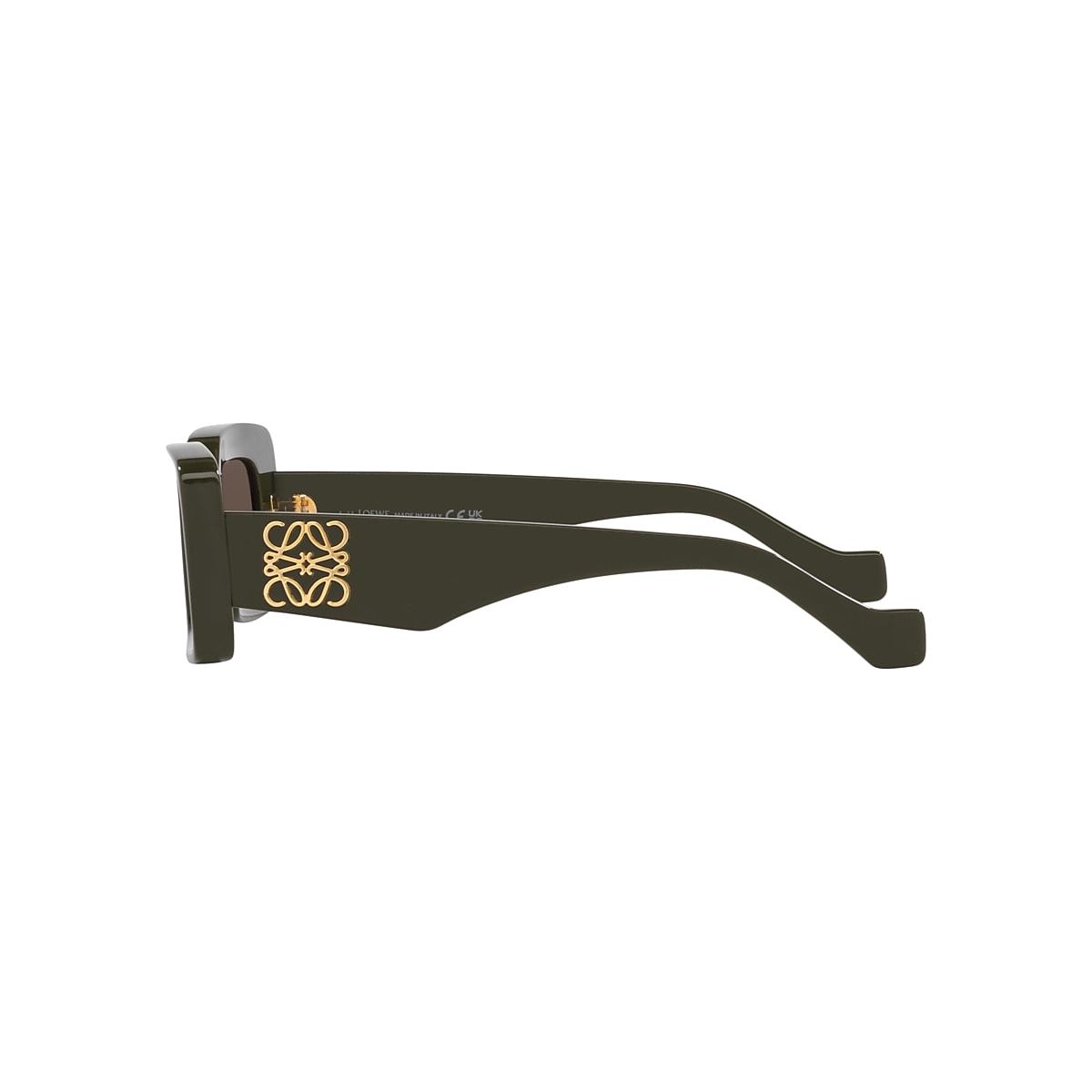 Loewe Anagram Lw40101I 46 Brown & Green Dark Sunglasses | Sunglass 