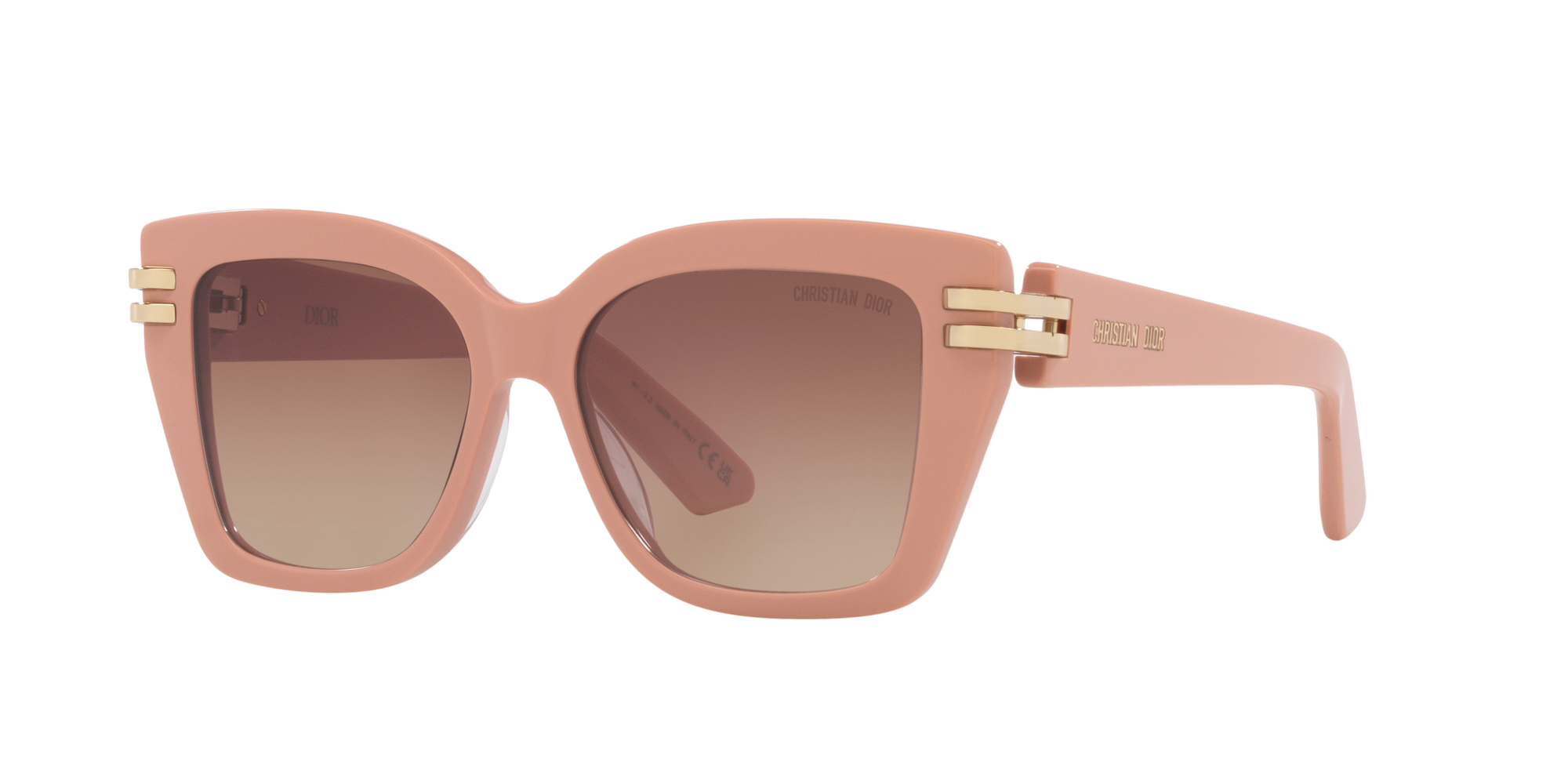 Shop Dior Woman Sunglasses C S1i Cd40149i In Brown