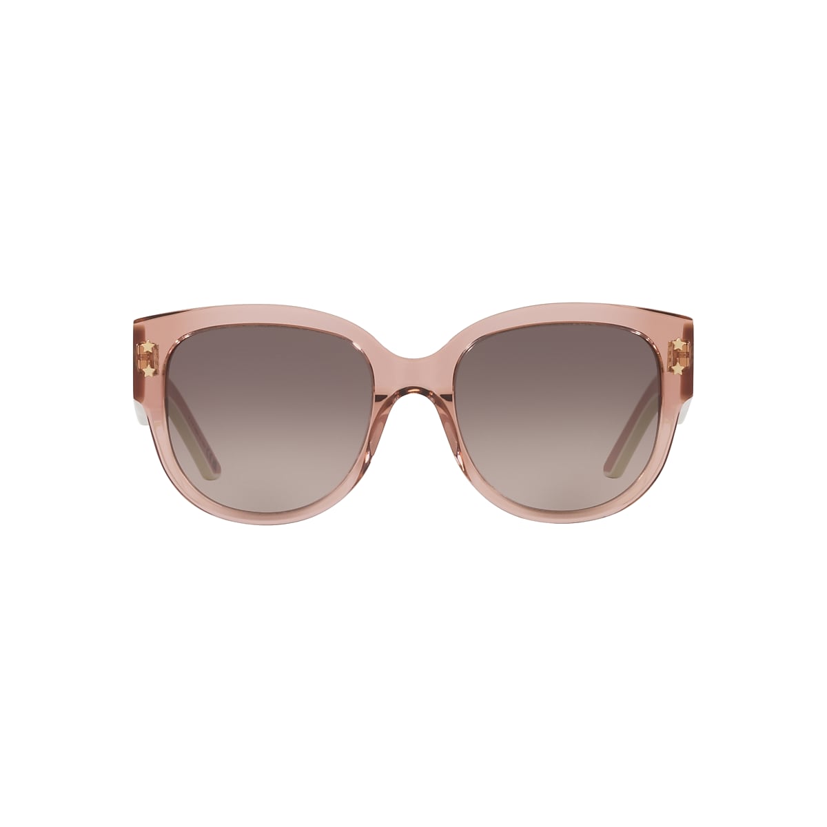 DIOR Diorpacific B2I Cd40157I 54 Brown & Pink Sunglasses 