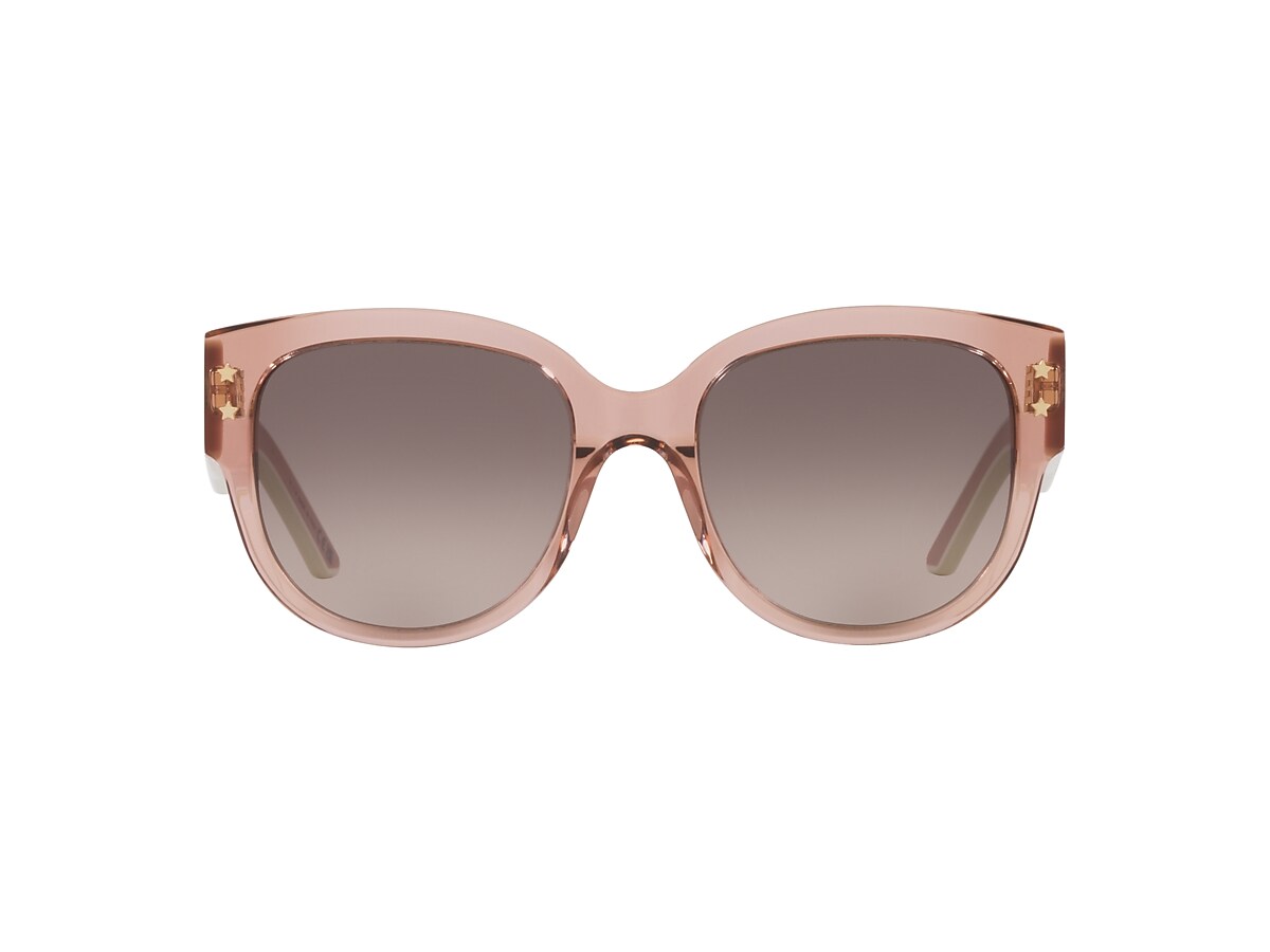 DIOR Diorpacific B2I Cd40157I 54 Brown & Pink Sunglasses 