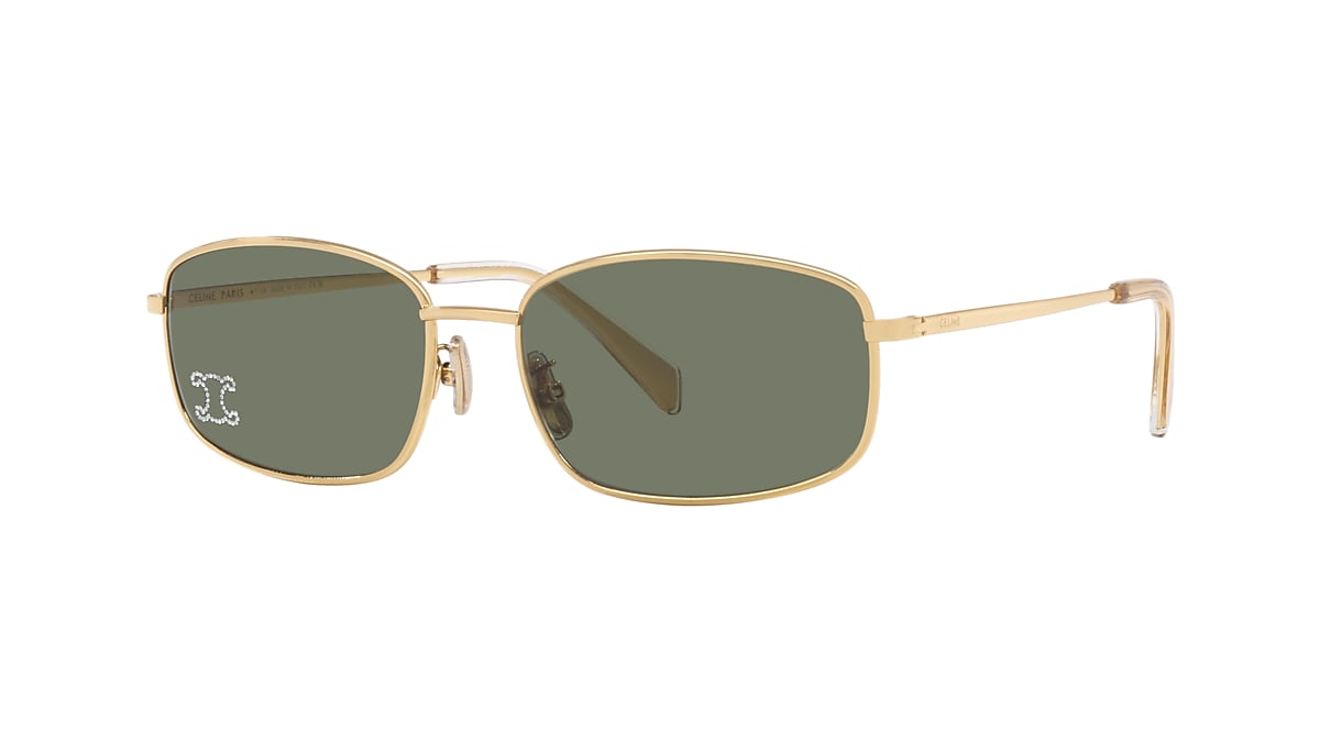 【送料&関税込】Celine Cl40285u Sunglasses - Unisex Celine Triomphe CL40285U XL (60 - 18) with Green lenses and
