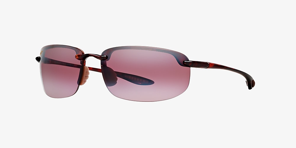Maui Jim MJ000347 HOOKIPA 64 Pink Mir Pol & Silver Polarized Sunglasses |  Sunglass Hut USA