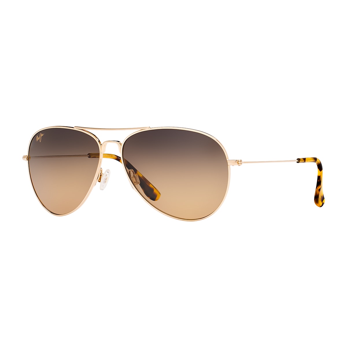 Maui Jim 264 MAVERICKS 61 Bronze Polar & Satin Black Polarized Sunglasses |  Sunglass Hut USA