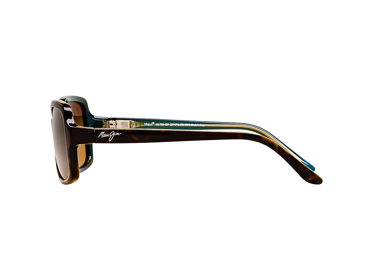 MAUI JIM 700 Factory Pilot Black - Female Sunglasses, Bronze Gradient Polar  Lens