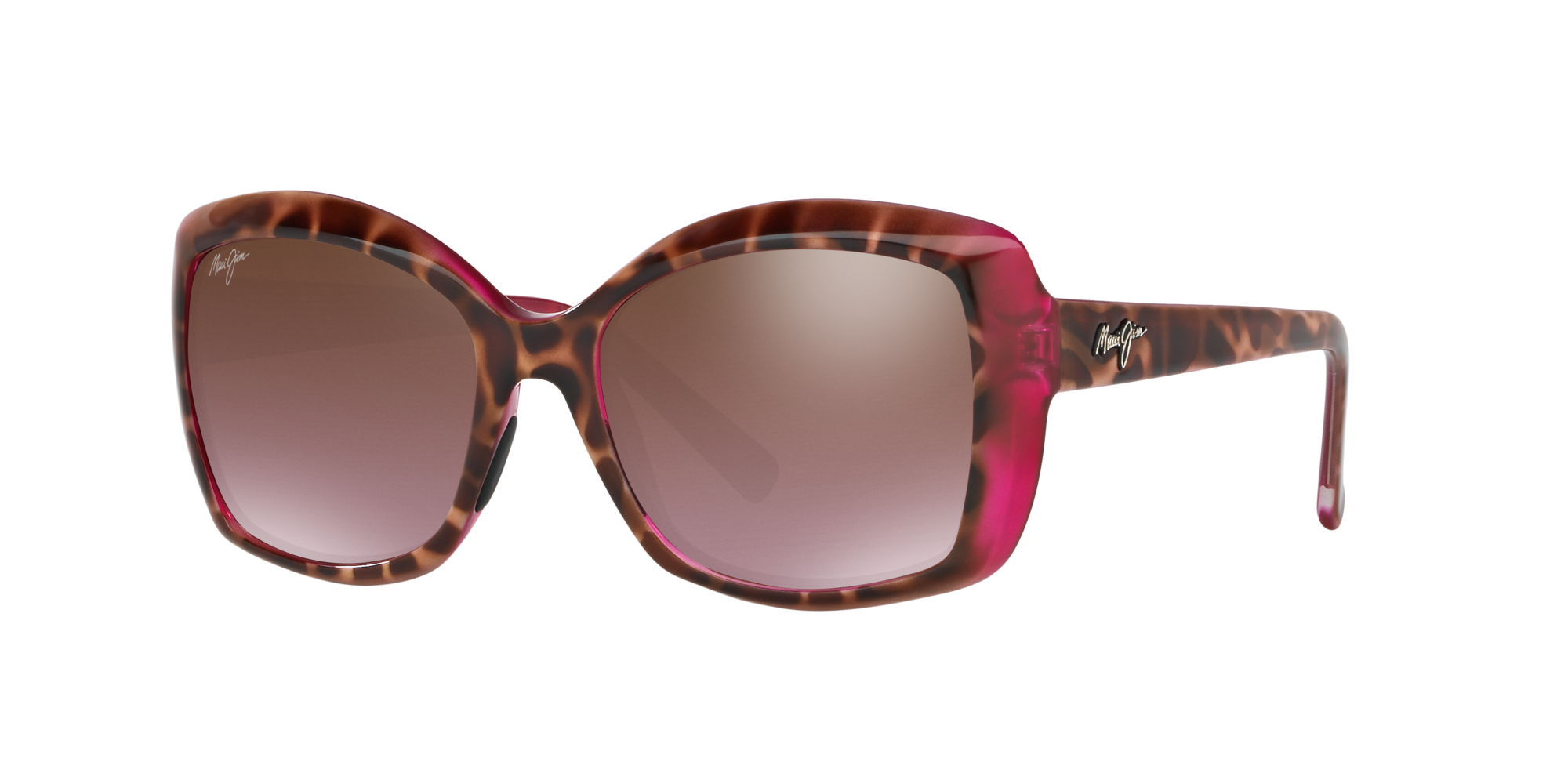 Maui Jim 735 Orchid 56 Maui Rose® Mirror Polarized & Tortoise