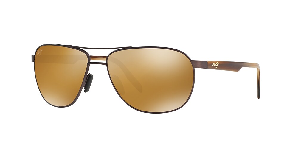 Maui Jim 728 Castles 61 HCL Bronze Mirror Polarized Matte