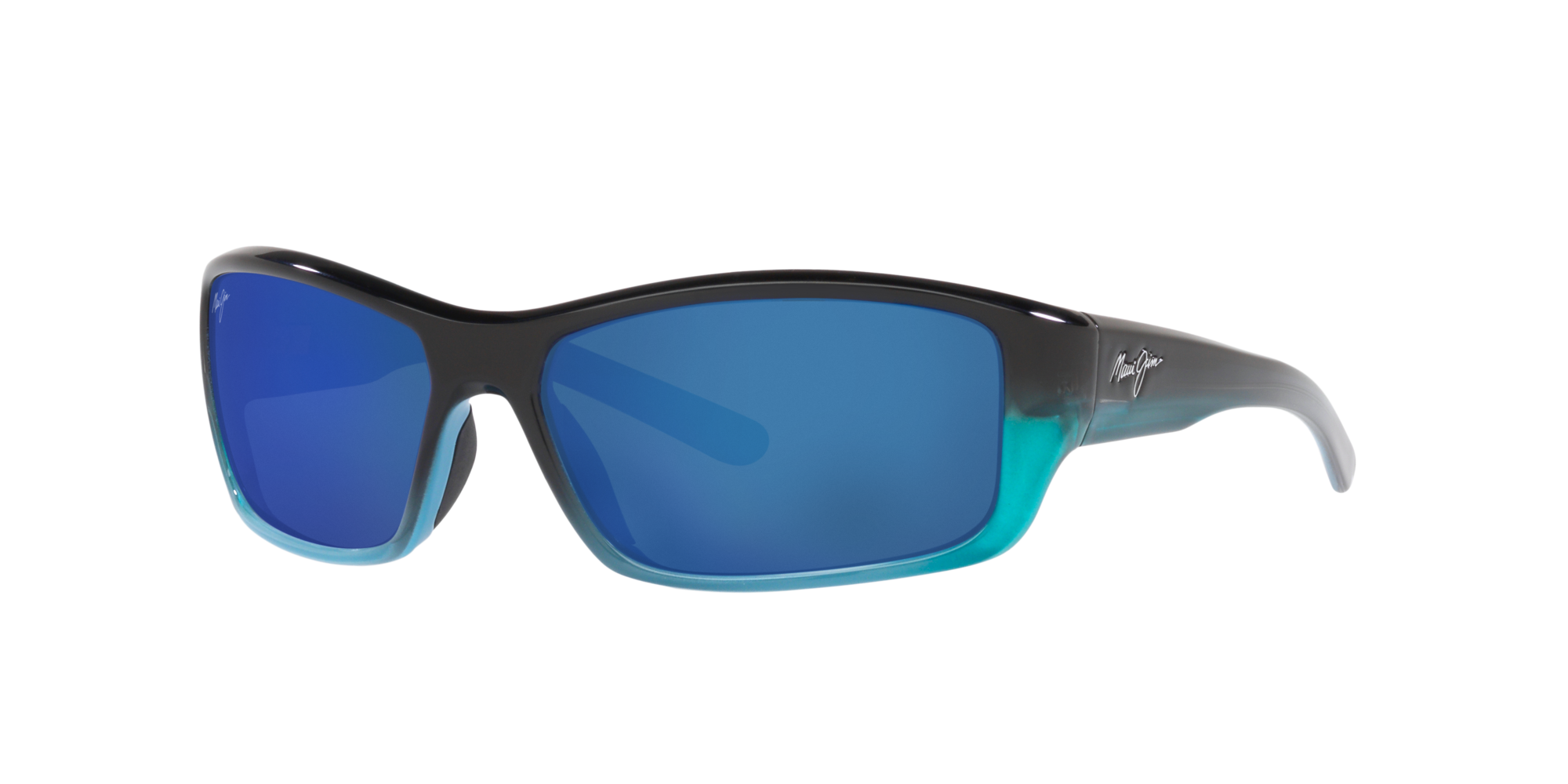 MAUI JIM Barrier Reef Blue Turquoise - Unisex Sunglasses, Blue Hawaii  Mirror Polarized Lens