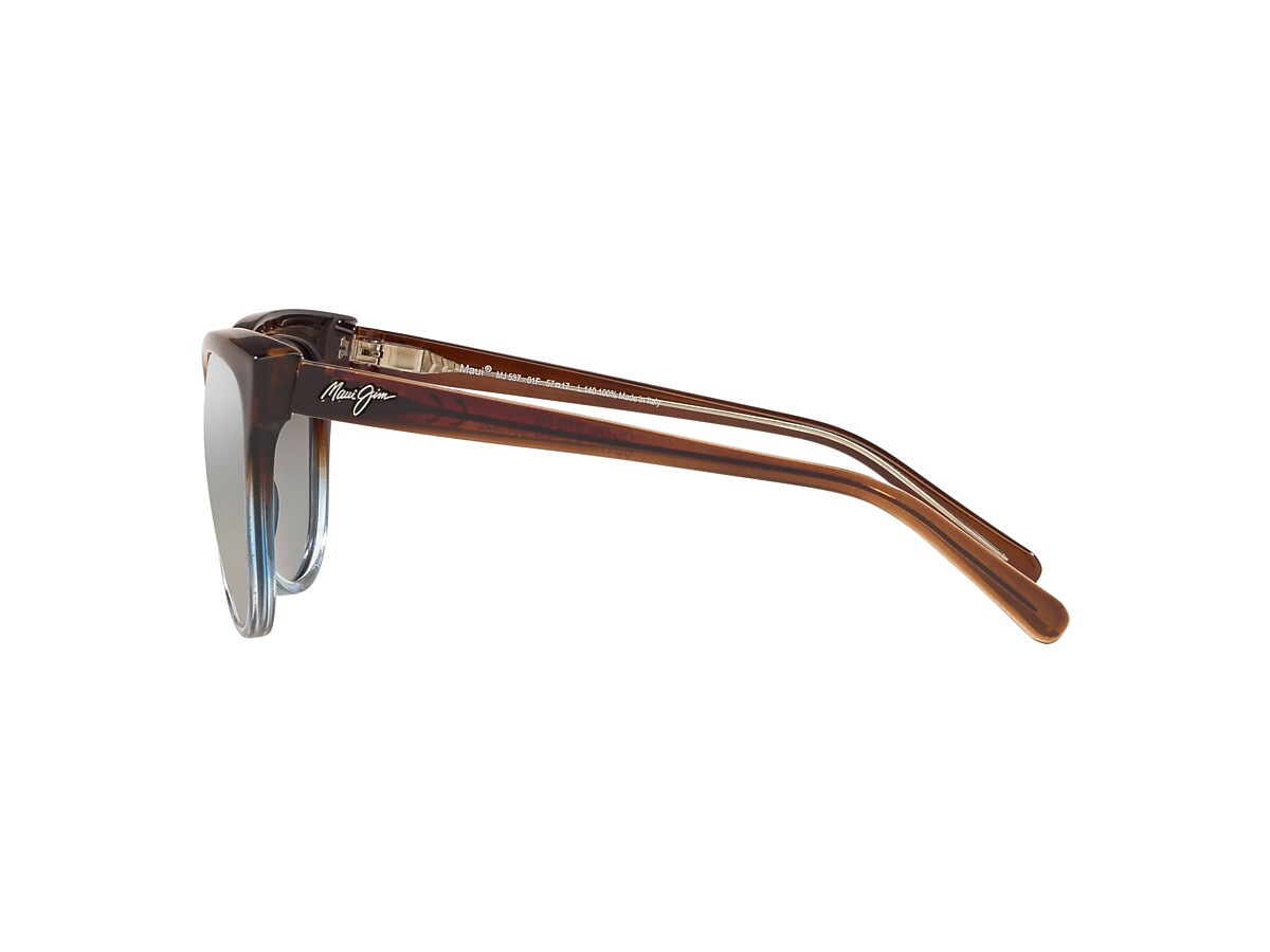 Maui Jim Olu Olu Mj 537-01F Translucent Dark Chocolate/Neutral Grey Pola… KA main image 2