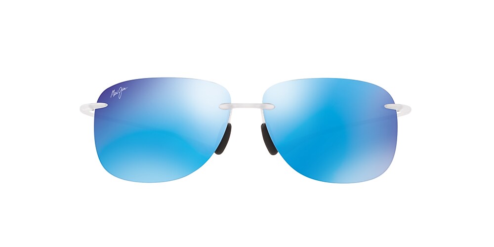 Maui Jim Hikina 62 Blue Hawaii Mirror Polarized & Clear Polarized