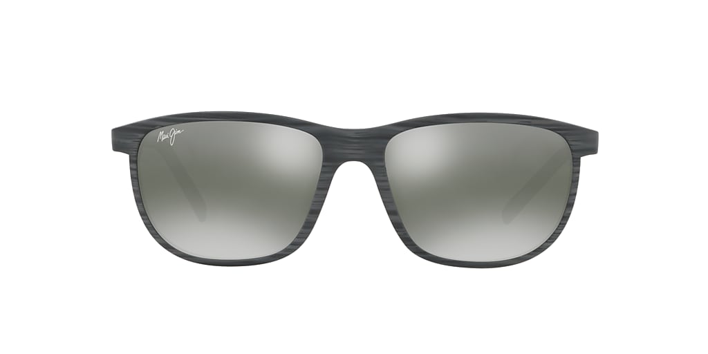 Maui Jim Dragons Teeth 58 GreyBlack & Grey Polarized Sunglasses