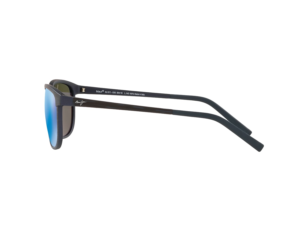 Maui Jim Lele Kawa 58 Blue Hawaii Mirror Polarized & Dark Blue