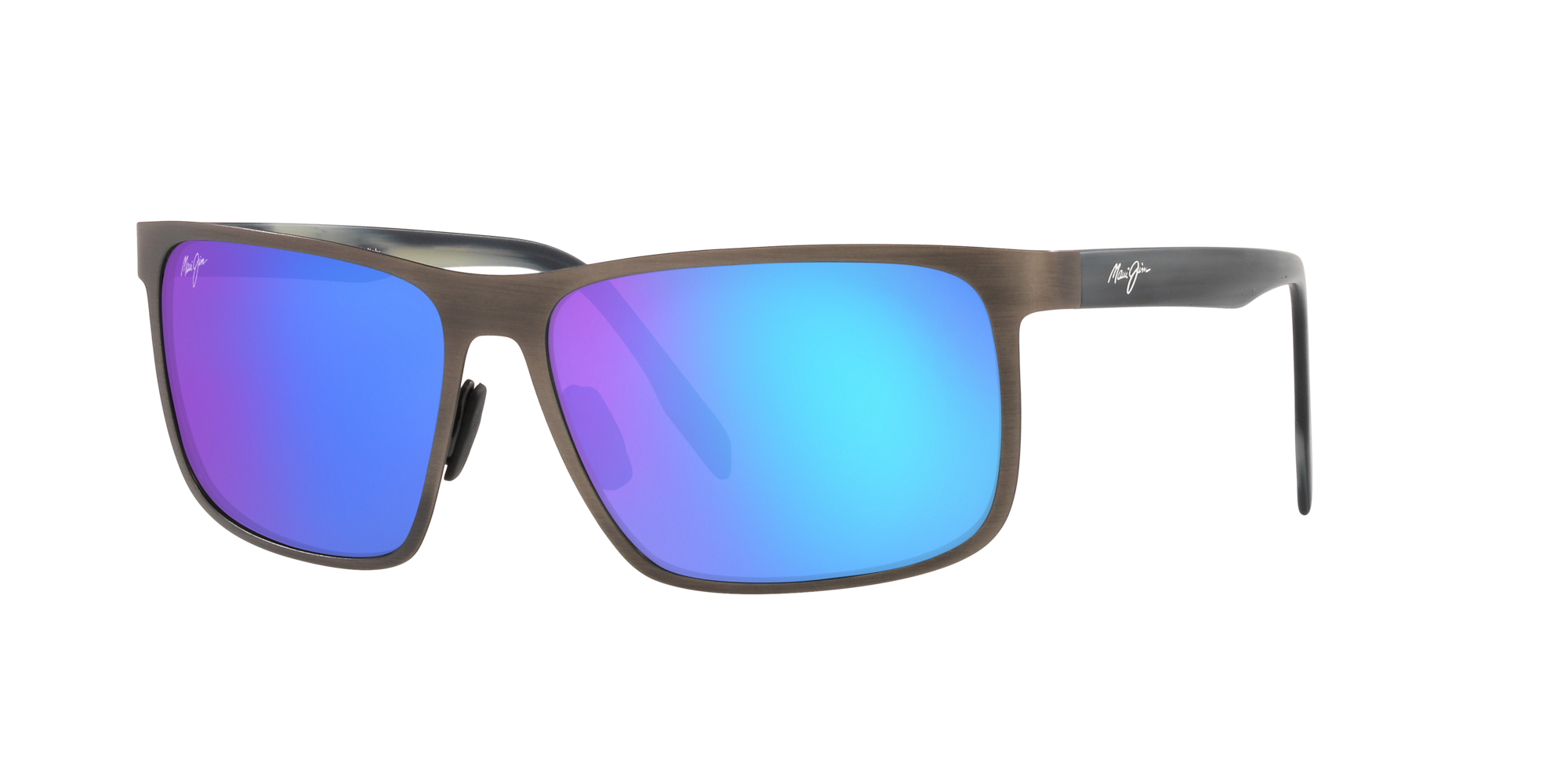 Maui Jim BARRIER REEF 62 Blue Mir Pol & Blue Polarized Sunglasses | Sunglass  Hut USA