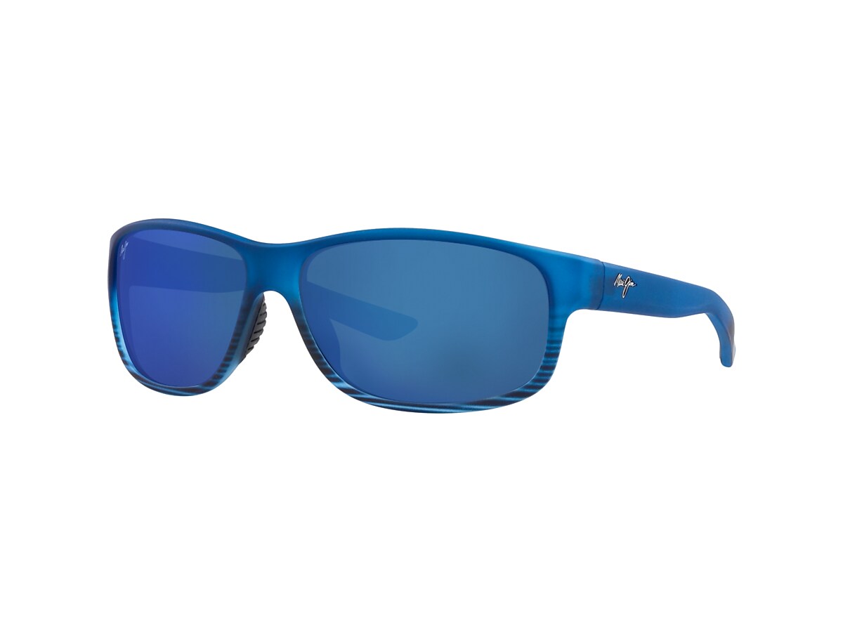 Maui Jim Kaiwi Channel 63 Blue Hawaii Mirror Polarized & Blue 