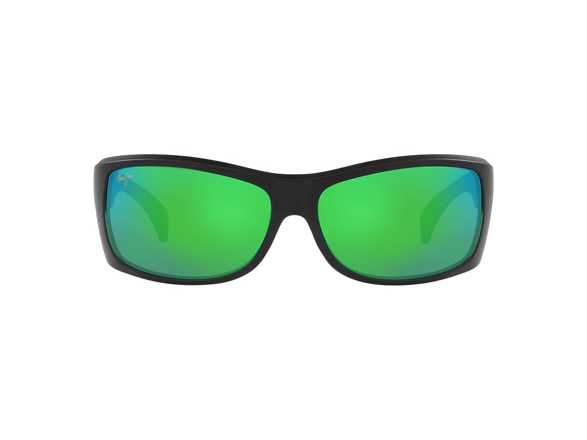 Maui Jim Equator 65 MAUI Green® Mirror Polarized & Matte Black 
