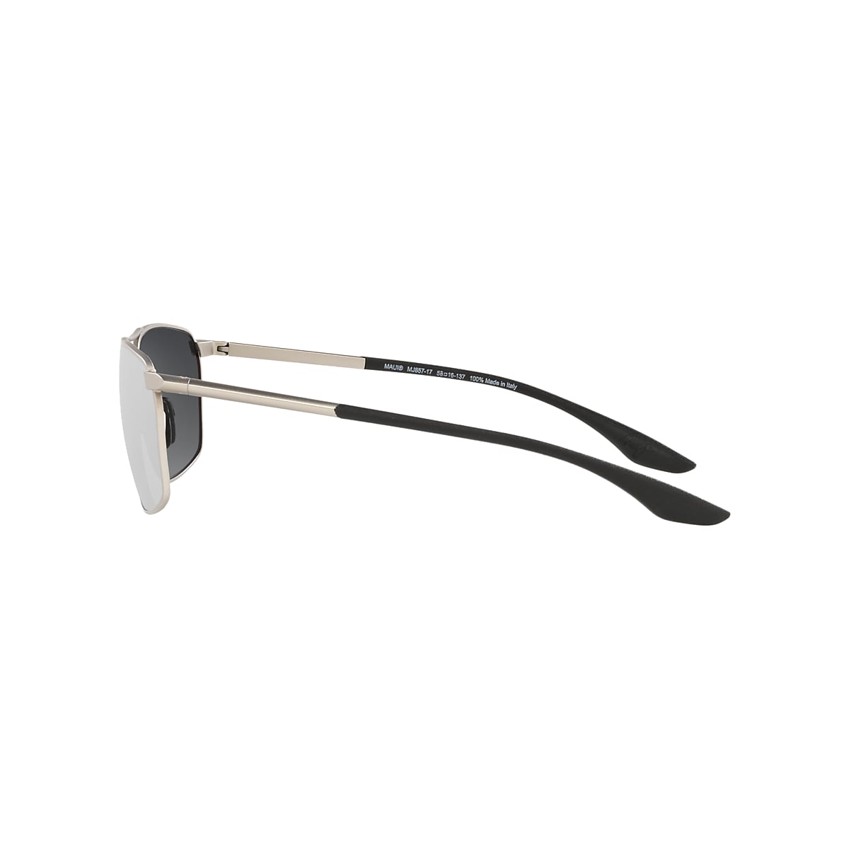MAUI JIM Puu Kukui Silver - Man Sunglasses, Neutral Grey Polarized Lens