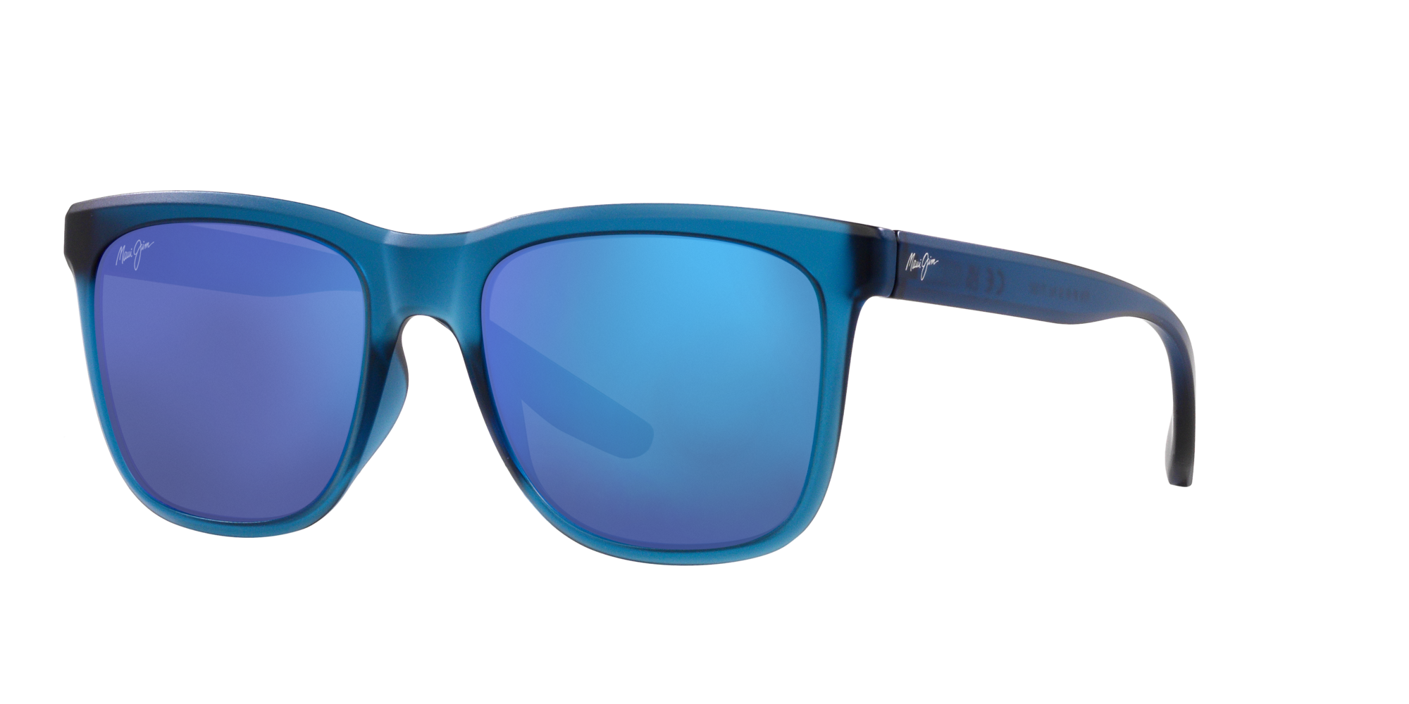 Maui Jim Unisex Sunglass Pehu In Blue Hawaii Mirror Polarized