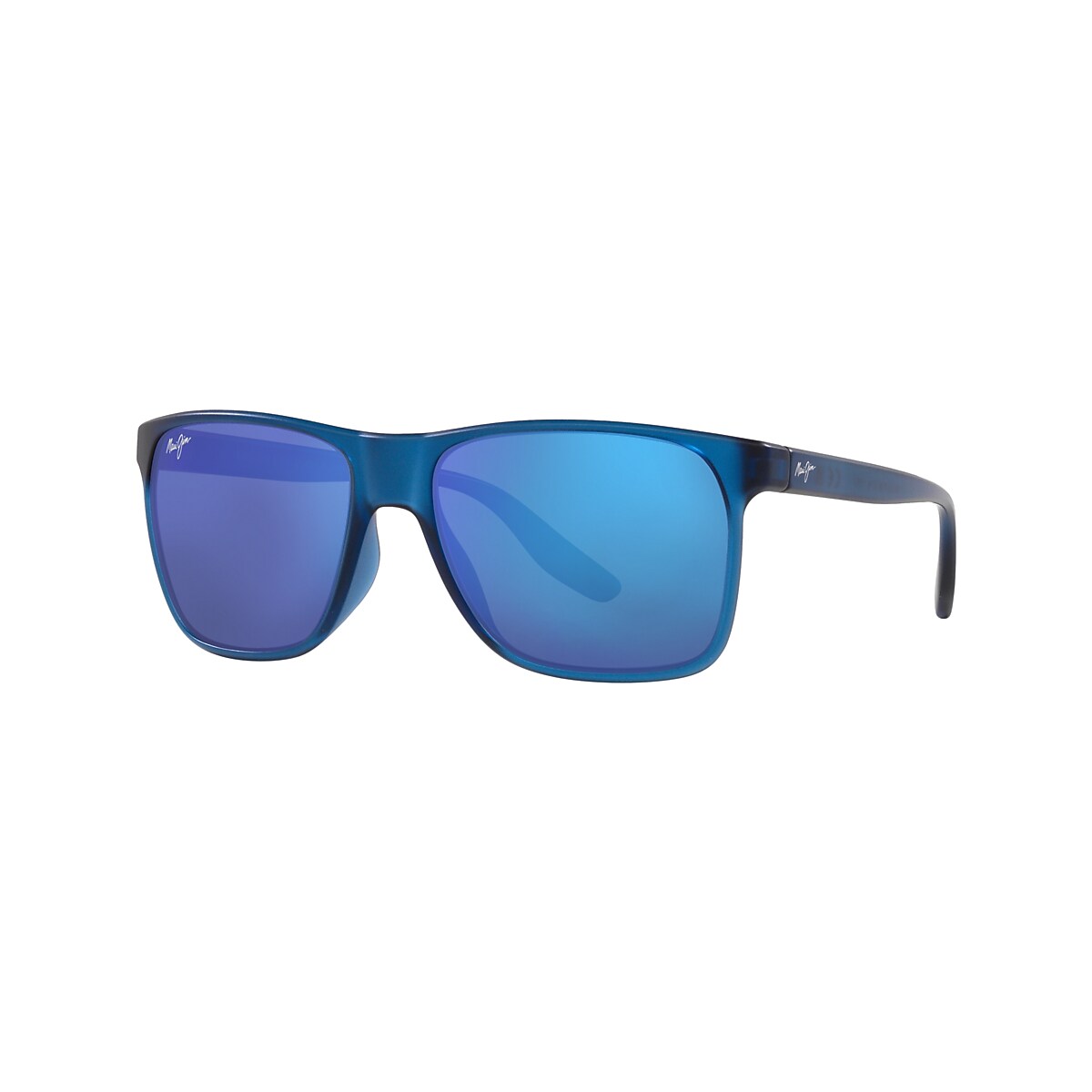 Maui Jim Pailolo 59 Blue Hawaii Mirror Polarized & Blue Polarized Sunglasses