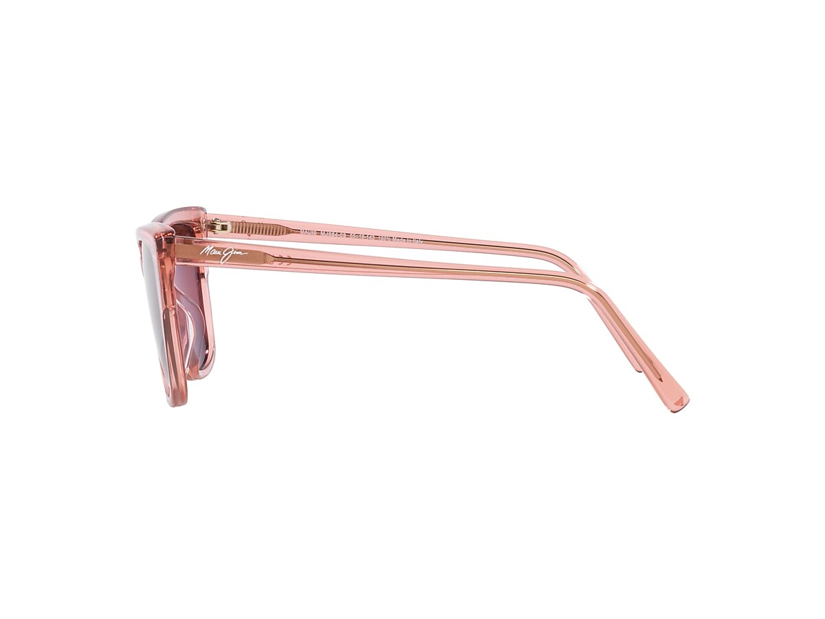 Maui Jim Kou 55 Maui Rose® Mirror Polarized & Glänzendes Pink 