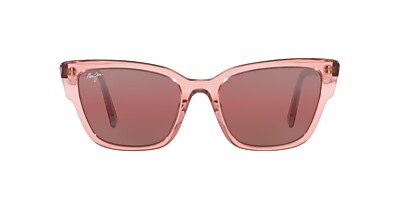 Maui Jim Kou 55 Maui Rose® Mirror Polarized & Pink Shiny Polarized