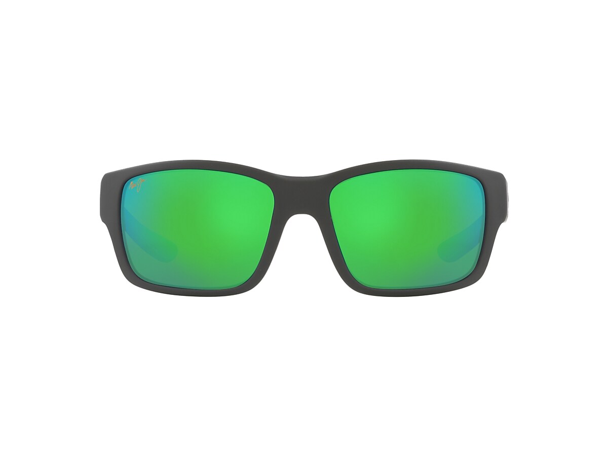 Maui Jim Mangroves 61 Green Mirror Polarized & Grey Multicolor 