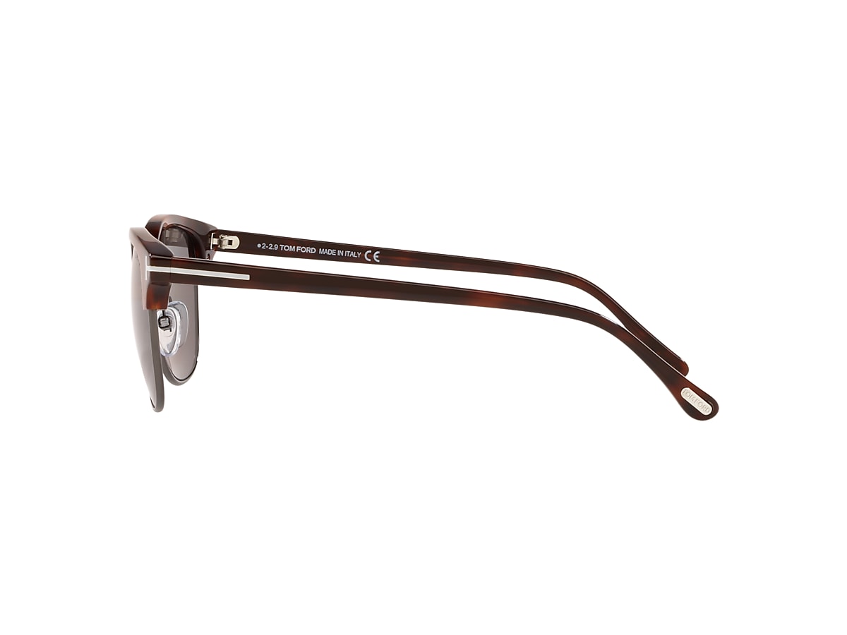 TOM FORD FT0248 HENRY Tortoise Light Man Luxury Sunglasses Brown Gradient Lens