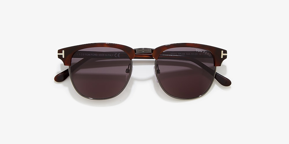 Tom Ford FT0248 HENRY 51 Brown Gradient & Tortoise Light Sunglasses |  Sunglass Hut Australia