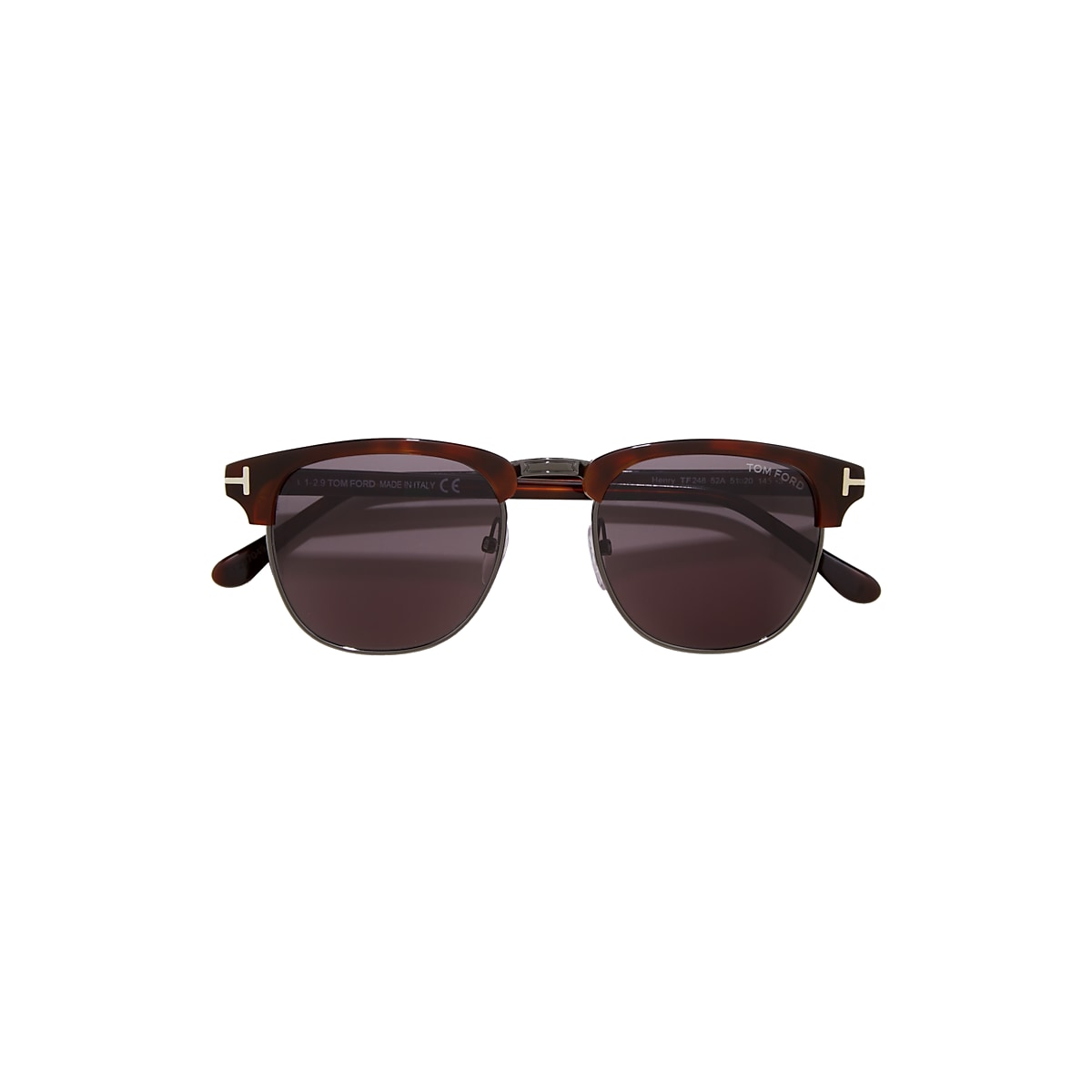 Tom Ford FT0248 HENRY 51 Brown & Tortoise Light Sunglasses | Sunglass Hut USA
