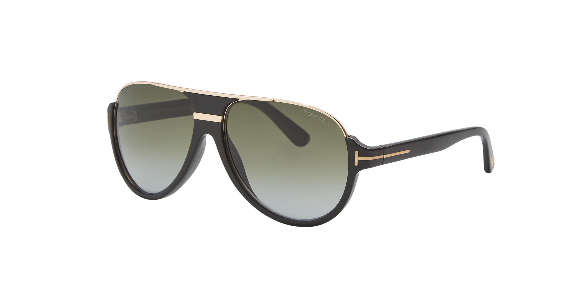 Tom Ford Mens Dimitry FT0334-02W-59 Black Oval Sunglasses 