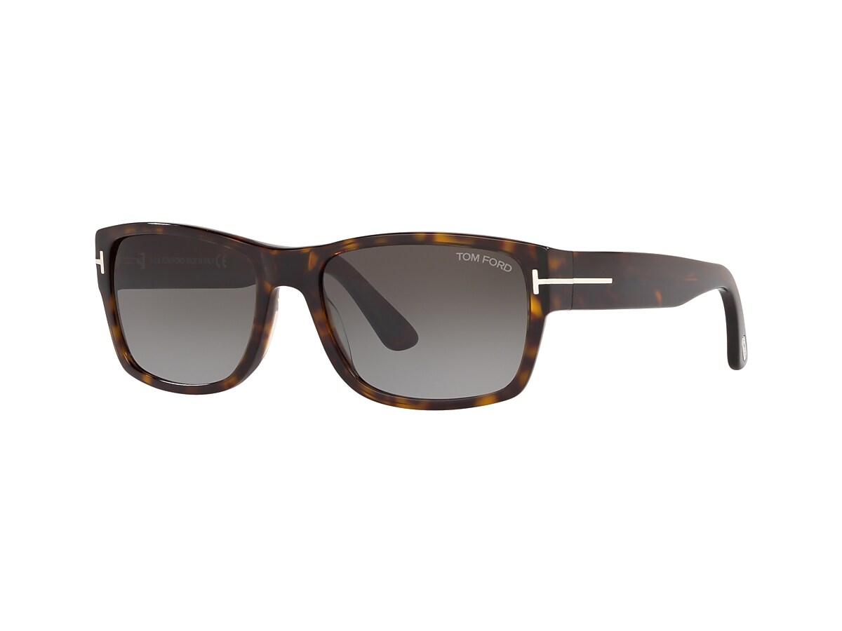 Tom Ford FT0445 56 Grey Grad Tortoise Sunglasses Sunglass Hut