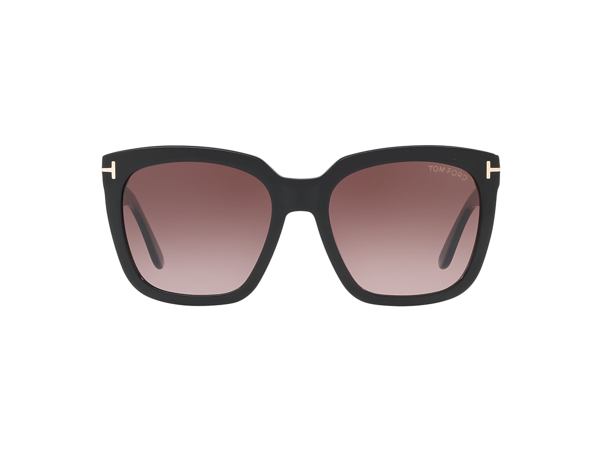 Tom Ford FT0502 55 Burgundy Gradient & Black Shiny Sunglasses | Sunglass  Hut United Kingdom