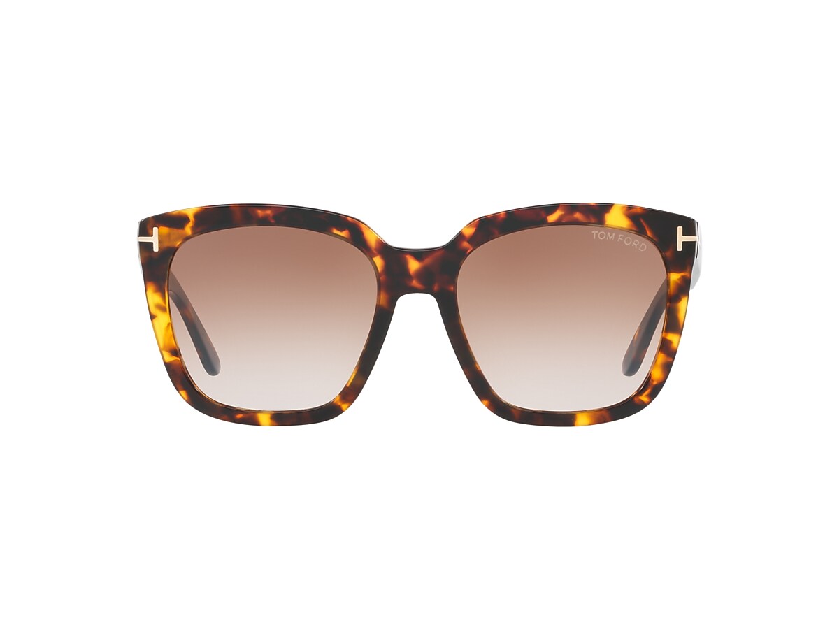 Tom Ford FT0502 55 Brown & Brown Sunglasses | Sunglass Hut United Kingdom