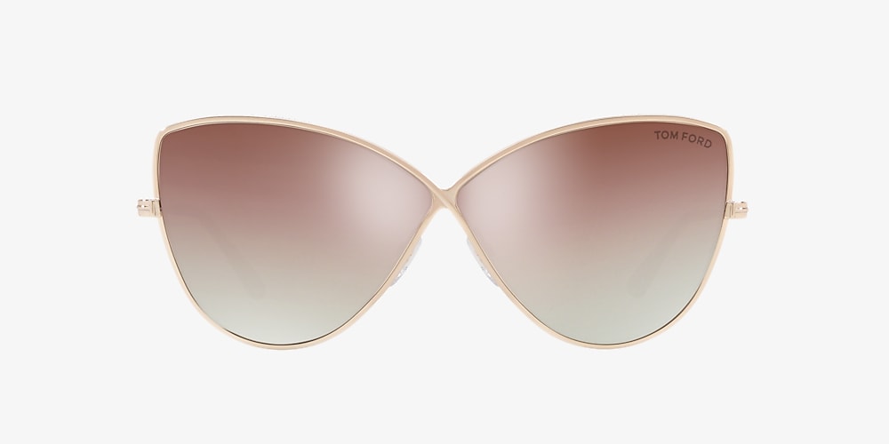 Tom Ford ELISE-02 65 Pink & Pink Gold Sunglasses | Sunglass Hut Australia