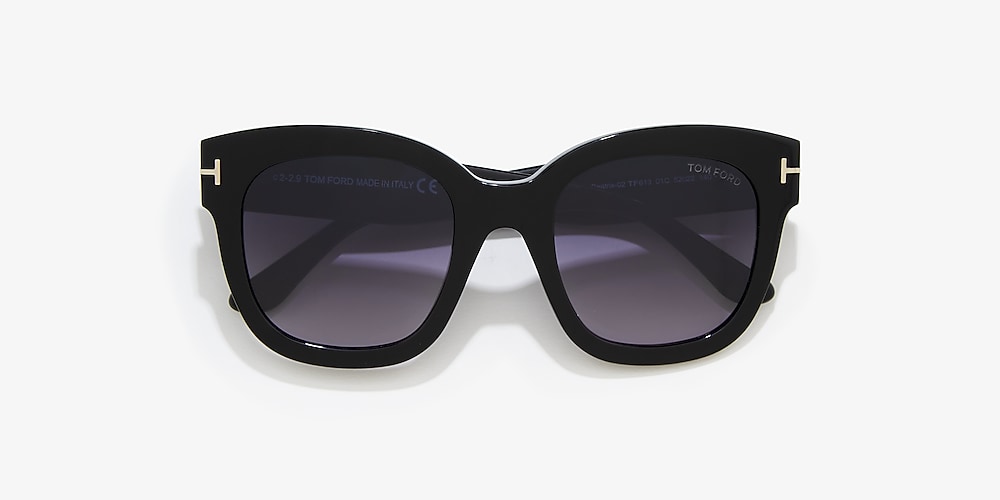 Tom Ford FT0613 52 Grey Mirror u0026 Black Sunglasses | Sunglass Hut USA